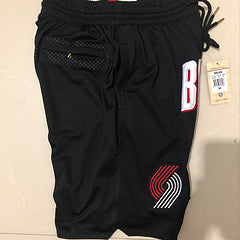 Portland Trailblazers Black MN basketball jersey product view 3