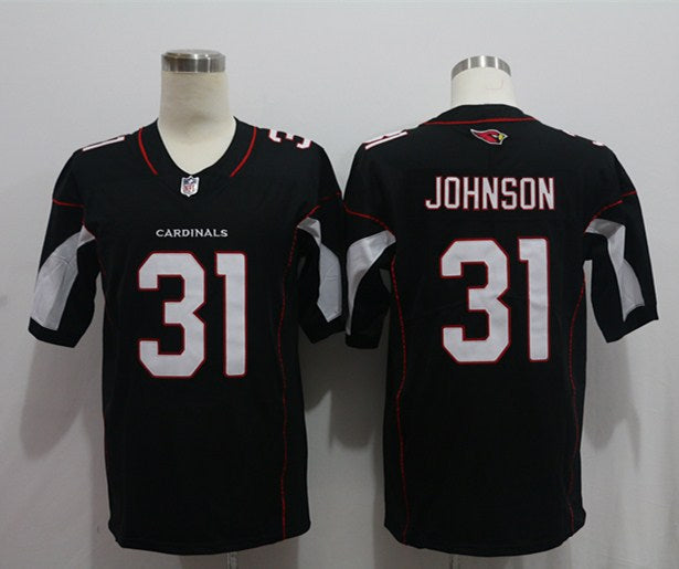 Men's Arizona Cardinals David Johnson Black Game Jersey football jersey product view 1