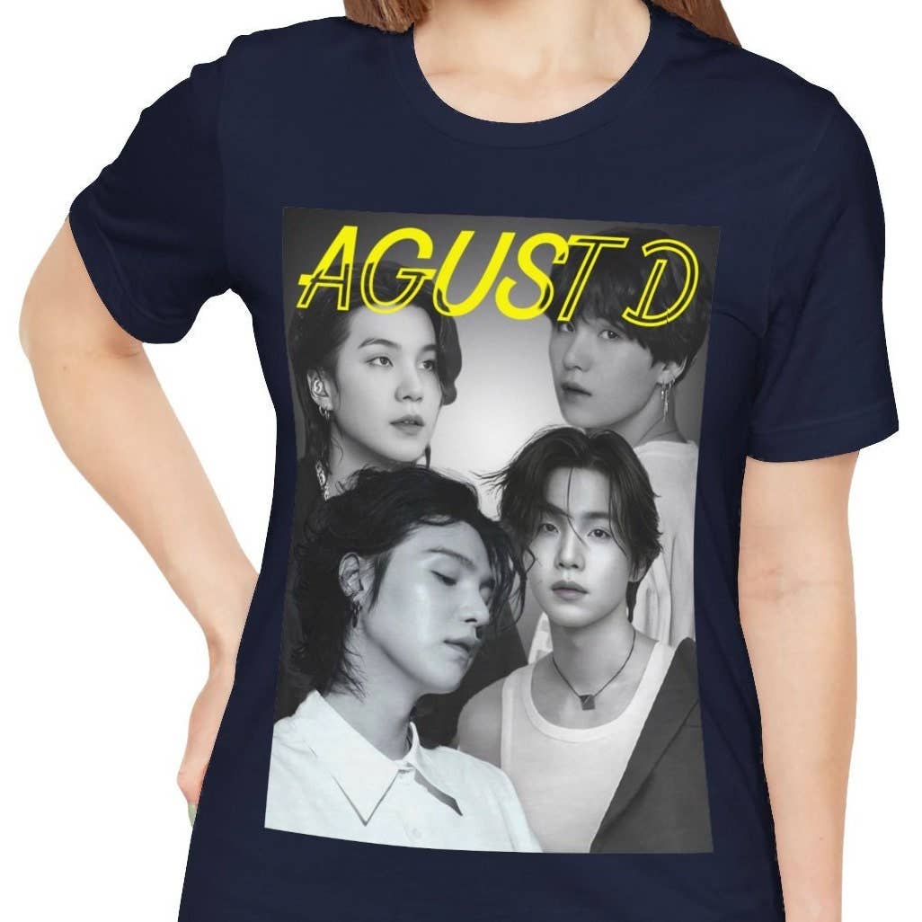 Agust D Bts Unisex T-Shirt - Suga Kpop Fan Gift Merch Unisex T-shirt, Sweatshirt, Hoodie, Long Sleeve Tee - T-Shirt, Sweatshirt, Hoodie