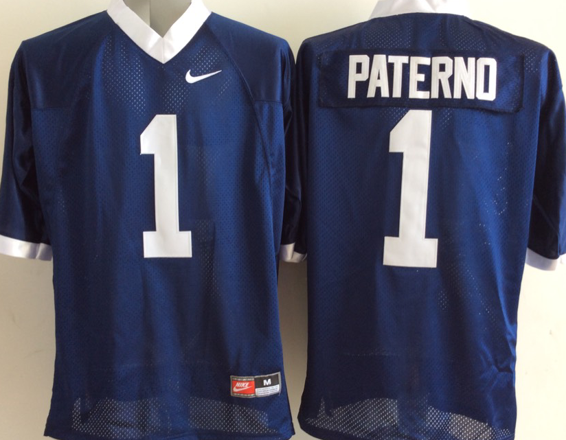 Men's Penn State Nittany Lions joe paterno Navy Team Game Jersey football jersey product view 1