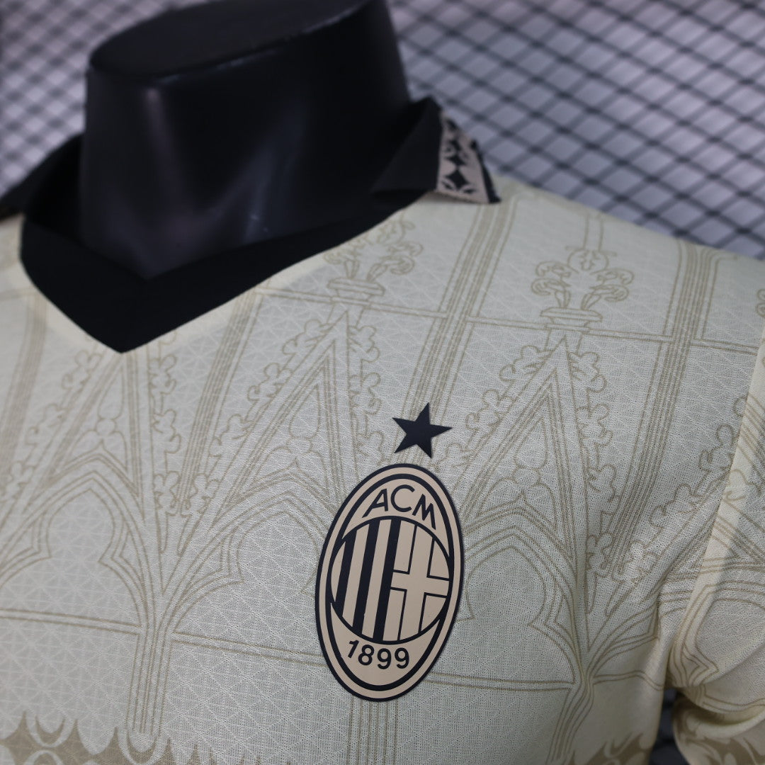 24-25AC Milan co-branded off-white player version jersey sports jersey product view 2