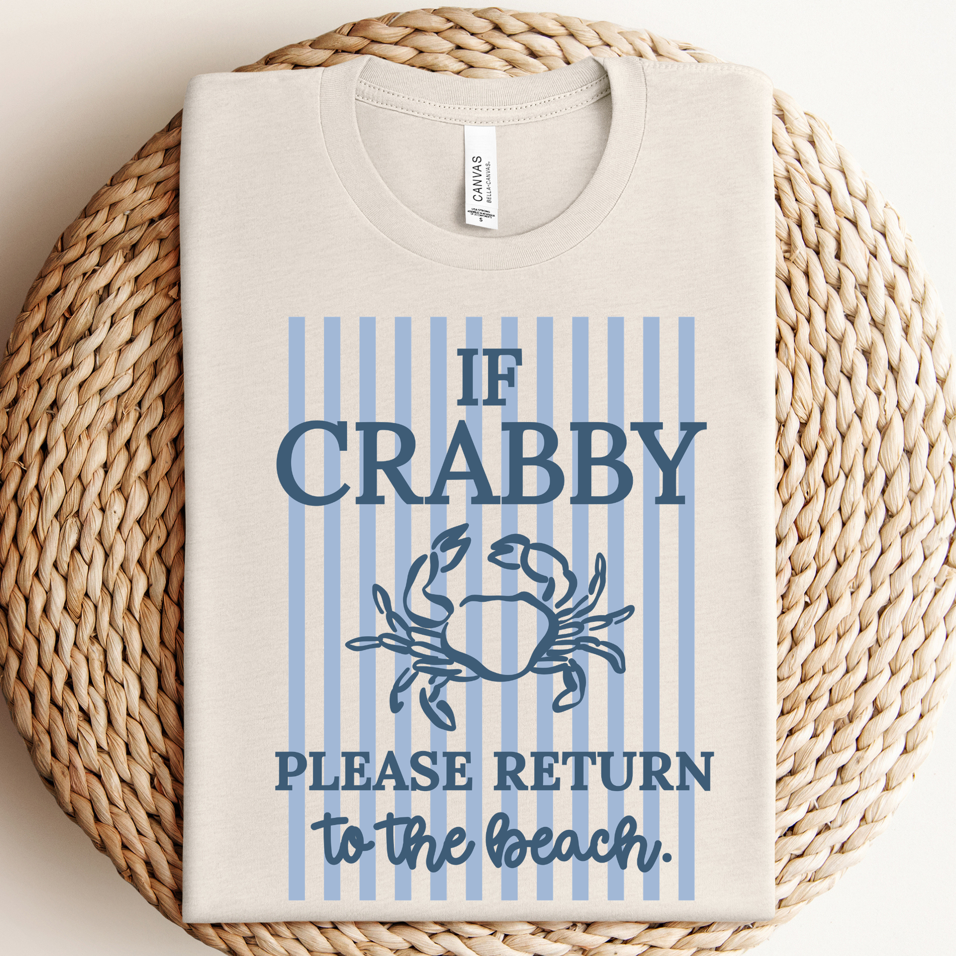 Crabby Beach Graphic Tee Unisex T-shirt, Sweatshirt, Hoodie, Long Sleeve Tee - T-Shirt, Sweatshirt, Hoodie