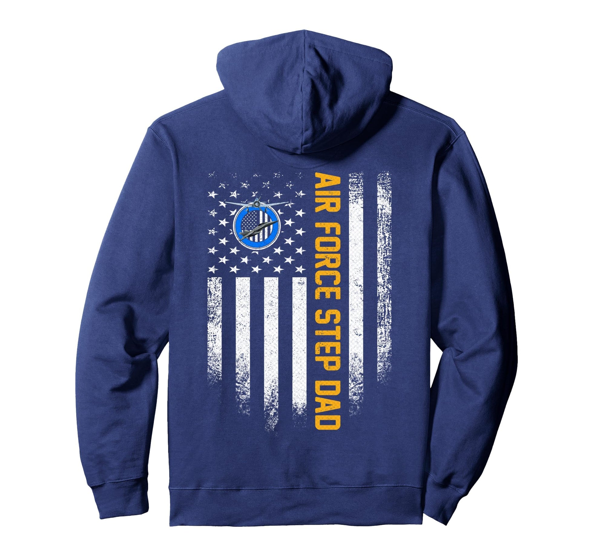 Usa American Flag Proud Air Force Veteran Hoodie - Unique Graphic Unisex - T-Shirt, Sweatshirt, Hoodie