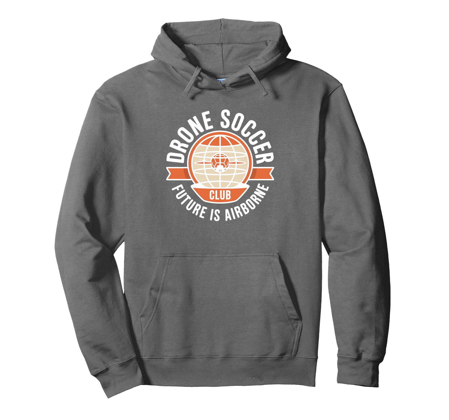 Drone Soccer Club Team Emblem Hoodie - Custom Art Print Unisex - T-Shirt, Sweatshirt, Hoodie