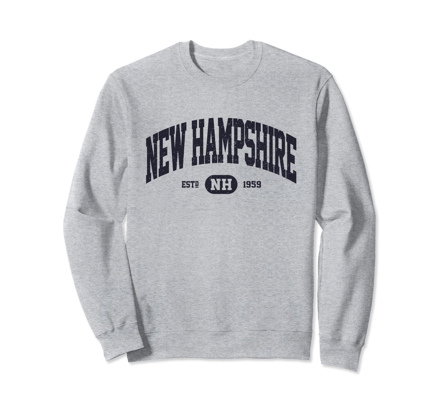 Navy New Hampshire Sweatshirt - Streetwear Style Men Women - T-Shirt, Sweatshirt, Hoodie