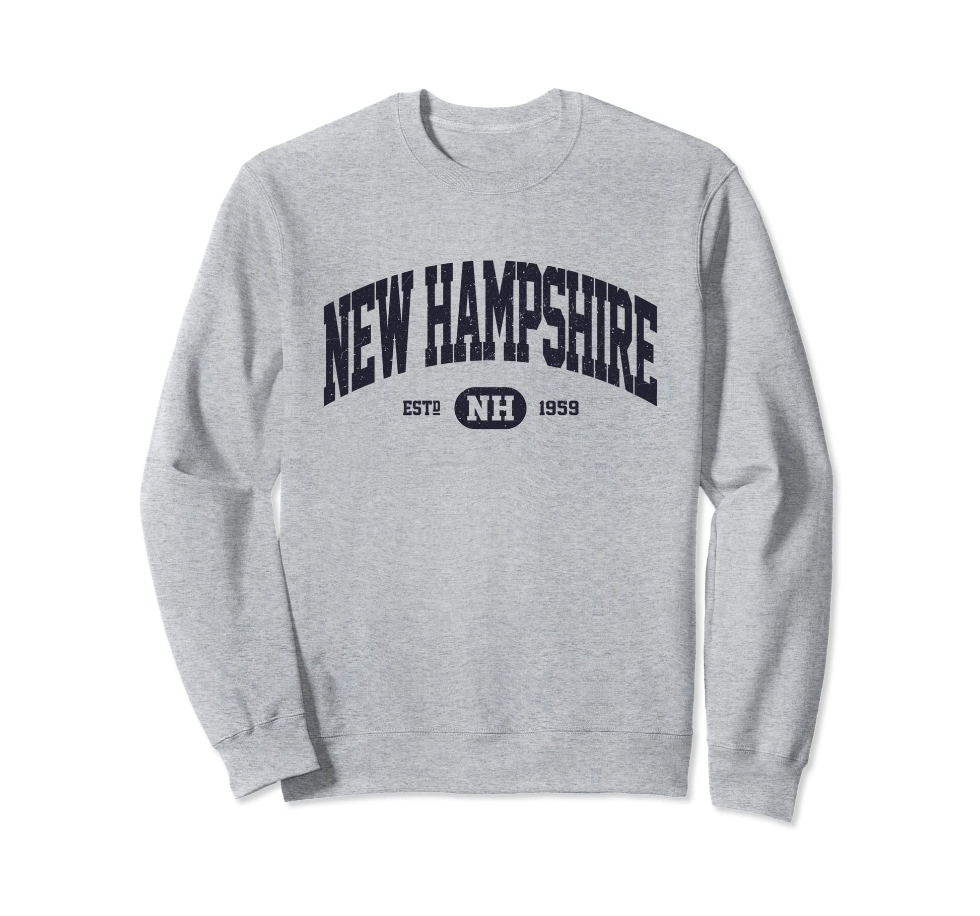 Navy New Hampshire Sweatshirt - Streetwear Style Men Women - T-Shirt, Sweatshirt, Hoodie