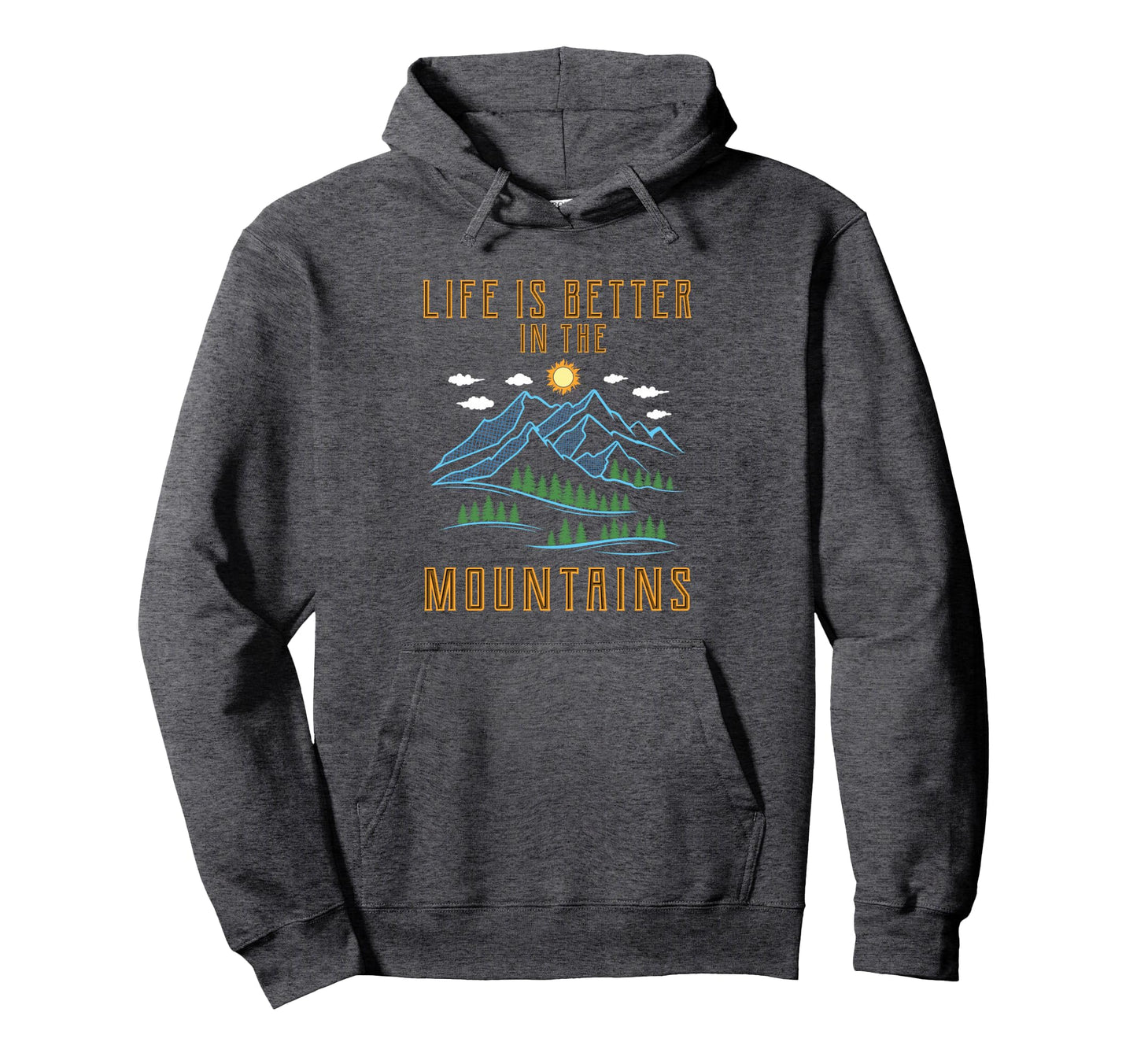 Life Mountains Hobby Adventures Hoodie - Streetwear Style Men Women - T-Shirt, Sweatshirt, Hoodie