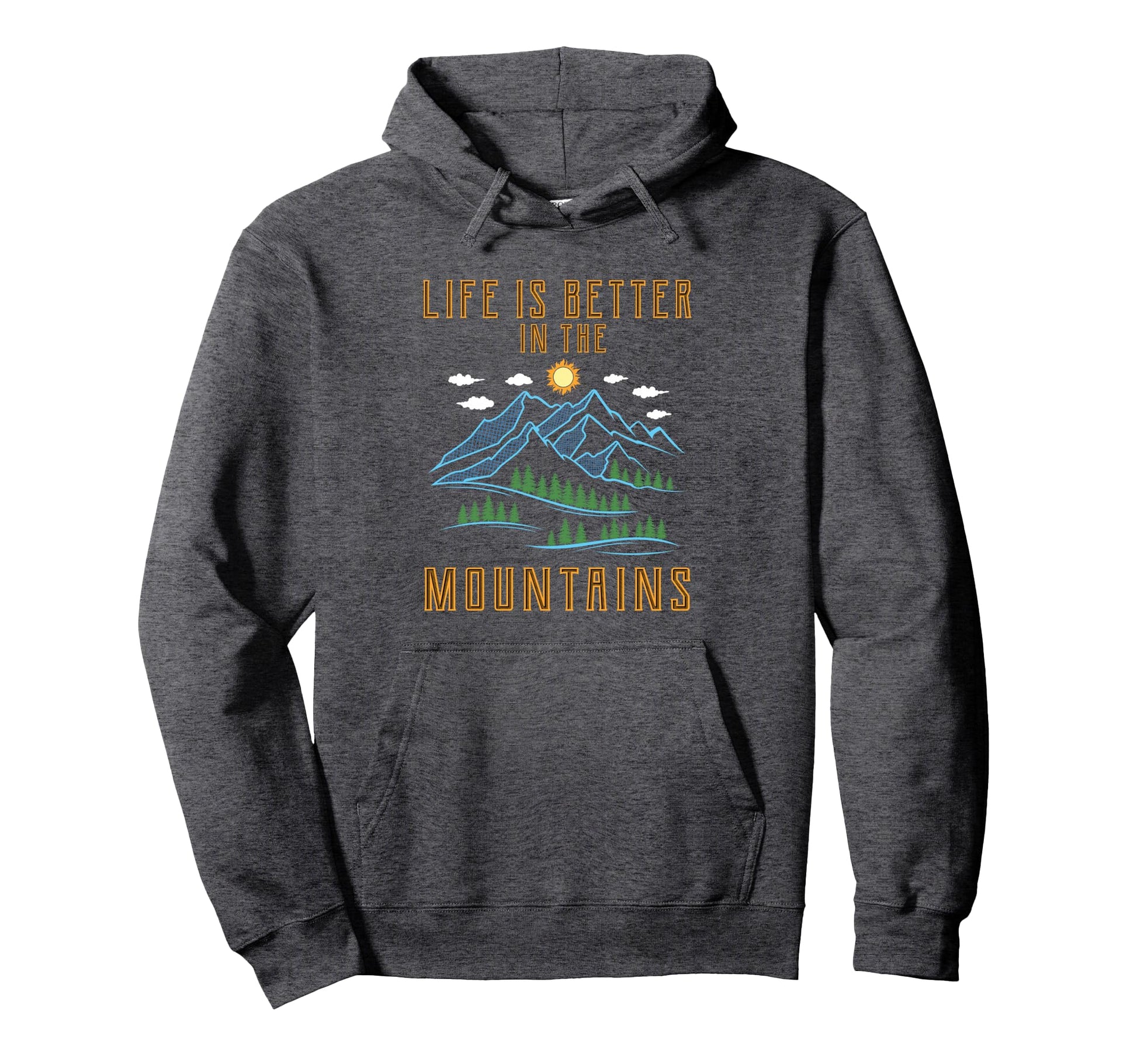 Life Mountains Hobby Adventures Hoodie - Streetwear Style Men Women - T-Shirt, Sweatshirt, Hoodie