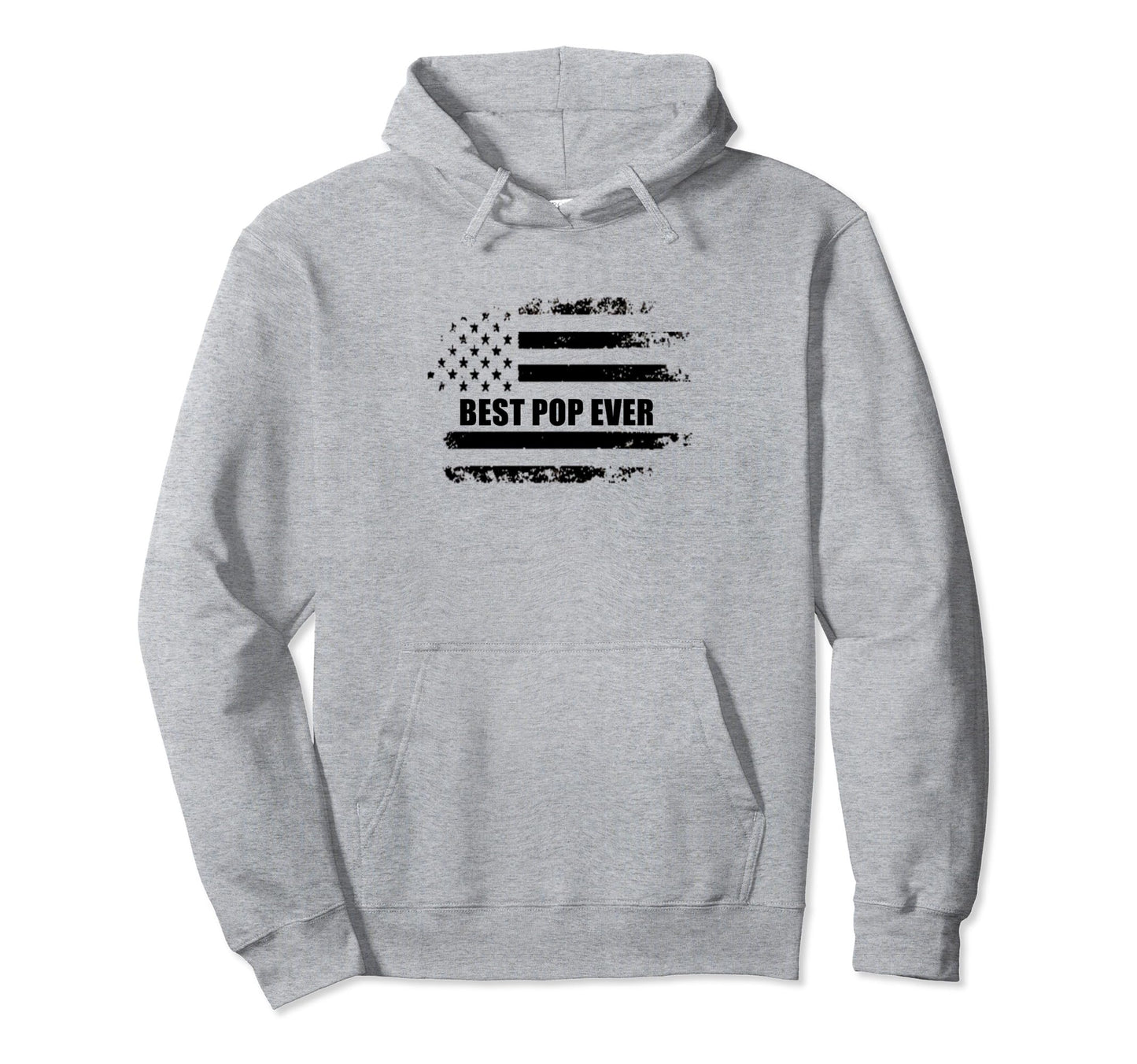 Patritoic American Flag Mens Fathers Hoodie - Casual Everyday Wear Unisex - T-Shirt, Sweatshirt, Hoodie