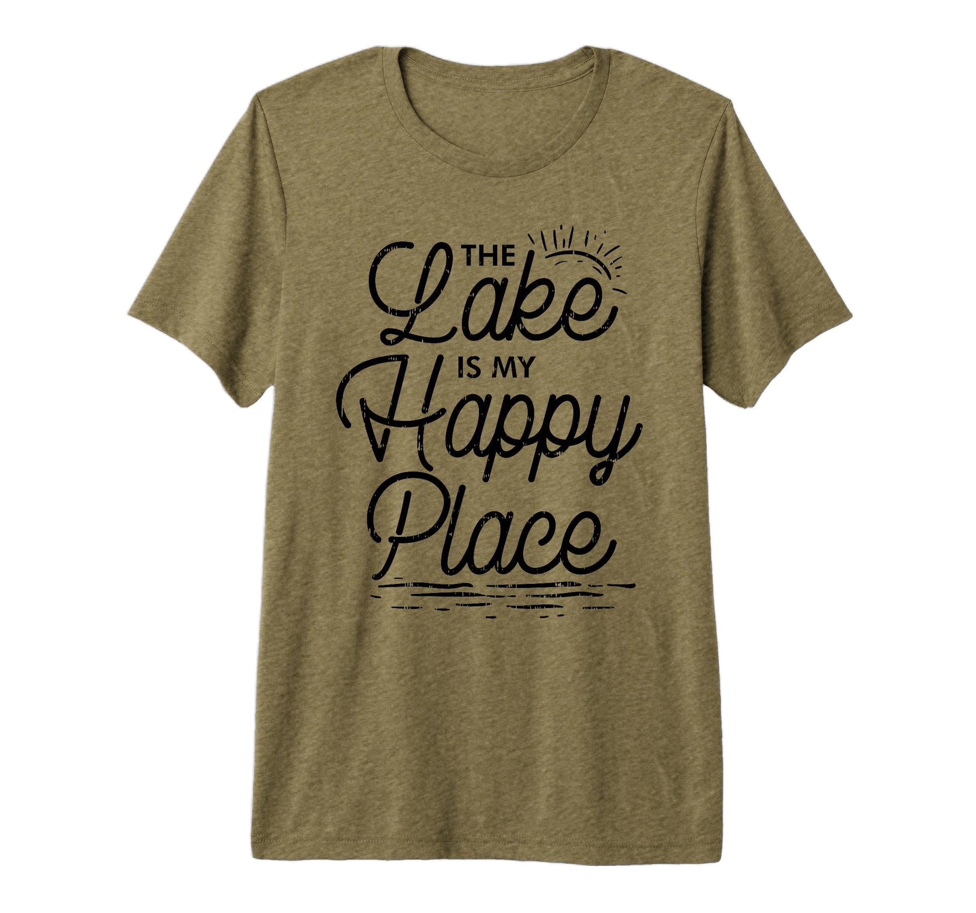Lake Is My Happy Place Funny Summer T-Shirt - Streetwear Style for Adults - T-Shirt, Sweatshirt, Hoodie