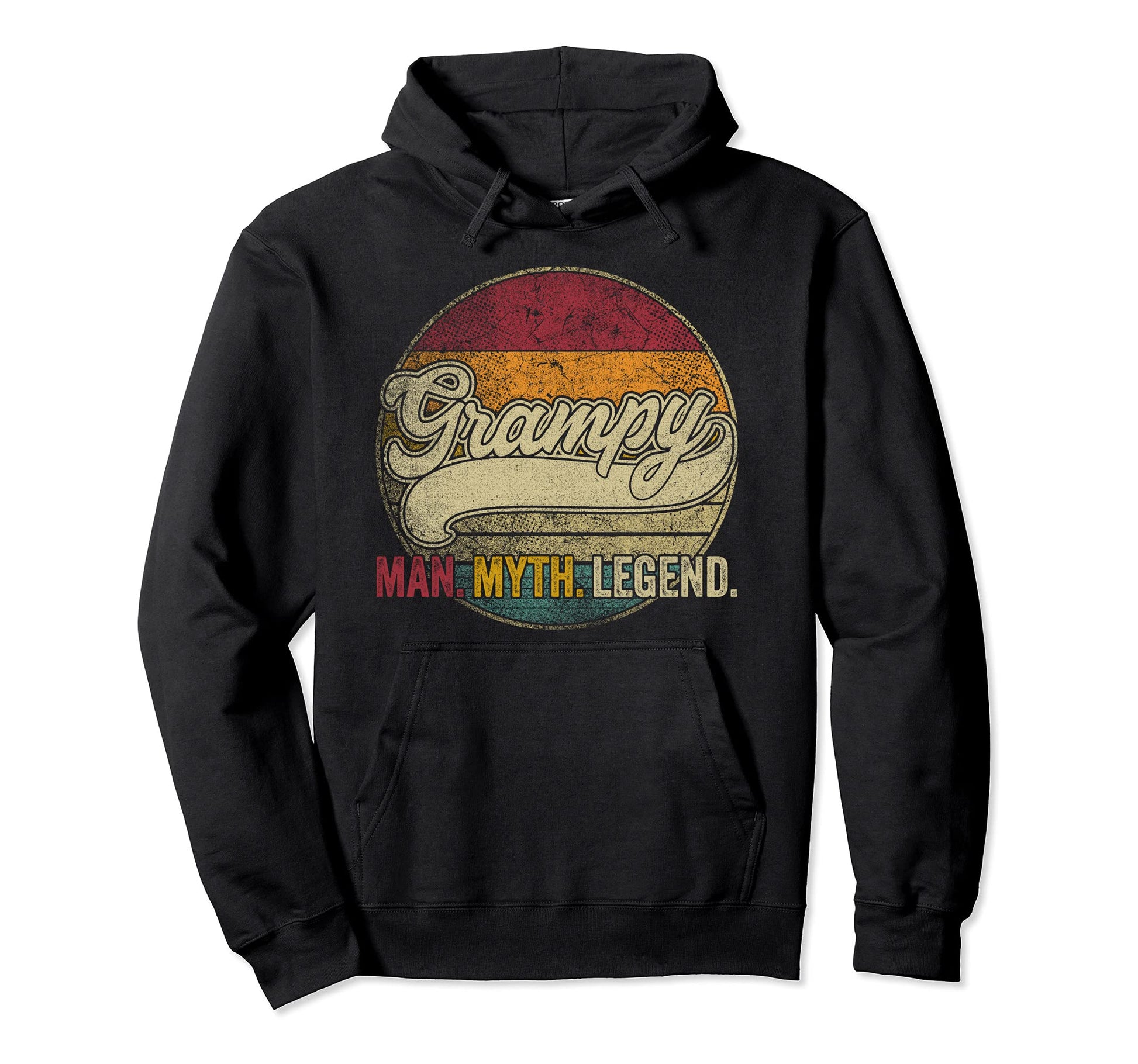 Grampy Myth Legend Fathers Day Hoodie - Streetwear Style for Adults - T-Shirt, Sweatshirt, Hoodie