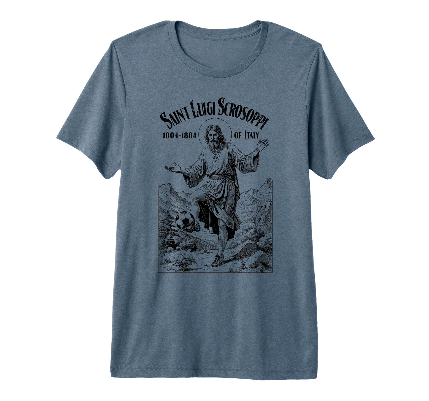 Soccer Player Patron Saint Luigi T-Shirt - Streetwear Style for Adults - T-Shirt, Sweatshirt, Hoodie