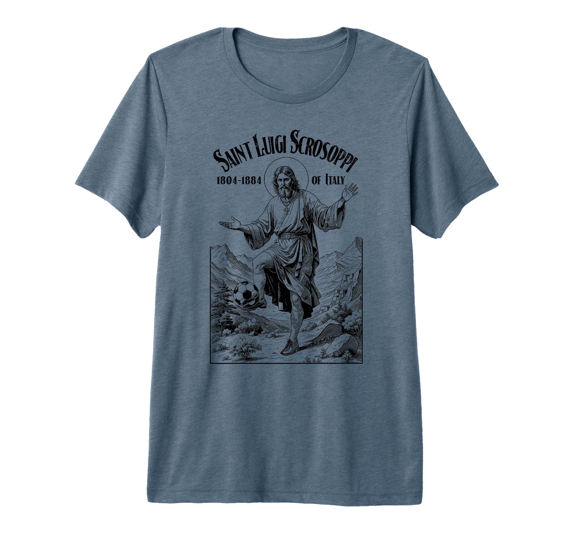 Soccer Player Patron Saint Luigi T-Shirt - Streetwear Style for Adults - T-Shirt, Sweatshirt, Hoodie