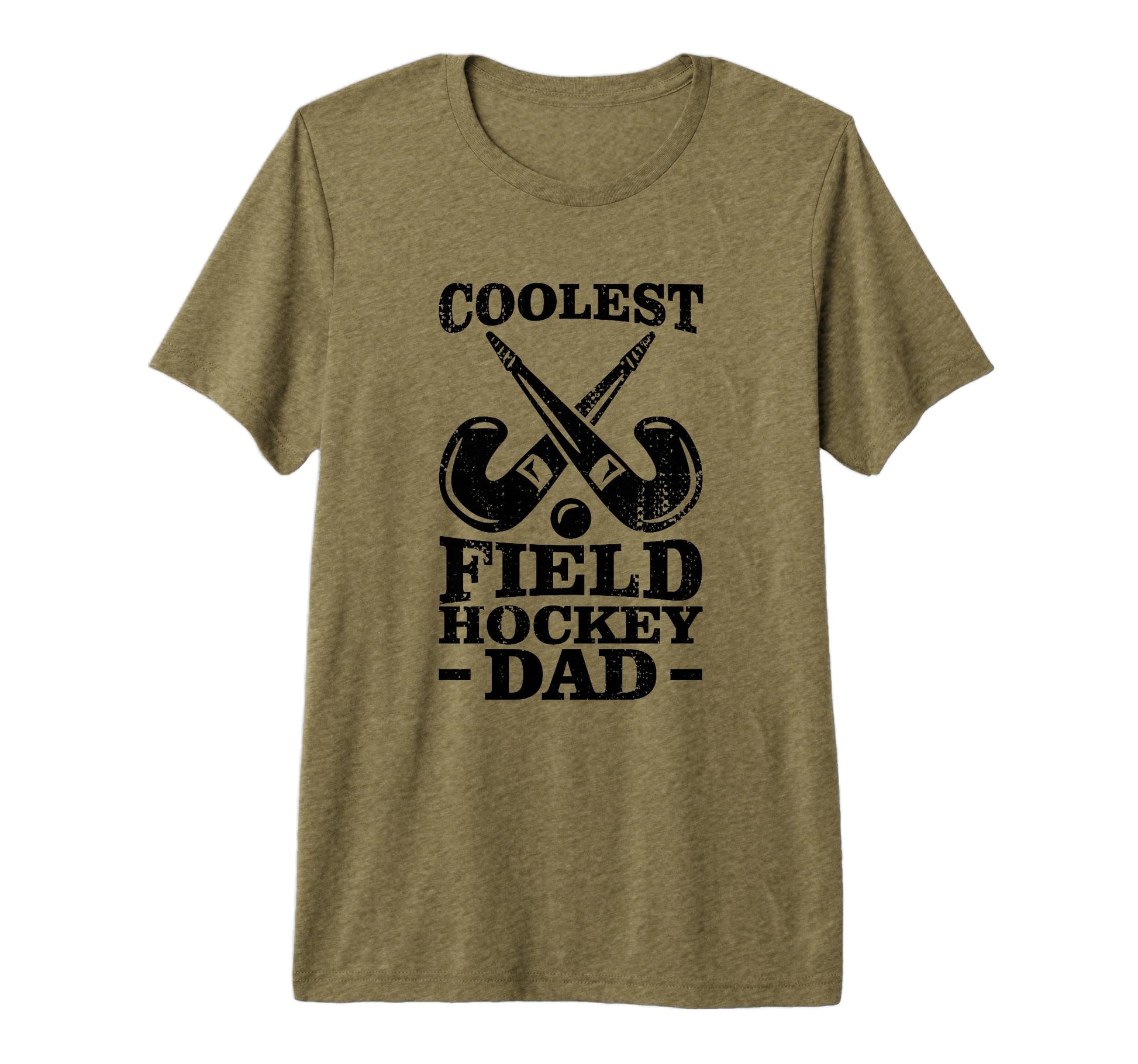 Mens Field Hockey Dad Tri Blend T-Shirt - Unique Graphic for Adults - T-Shirt, Sweatshirt, Hoodie