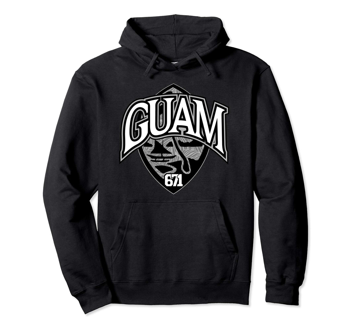 Guam Usa Seal Chamorro Pride Guamanian Hoodie - Novelty Apparel for Adults - T-Shirt, Sweatshirt, Hoodie