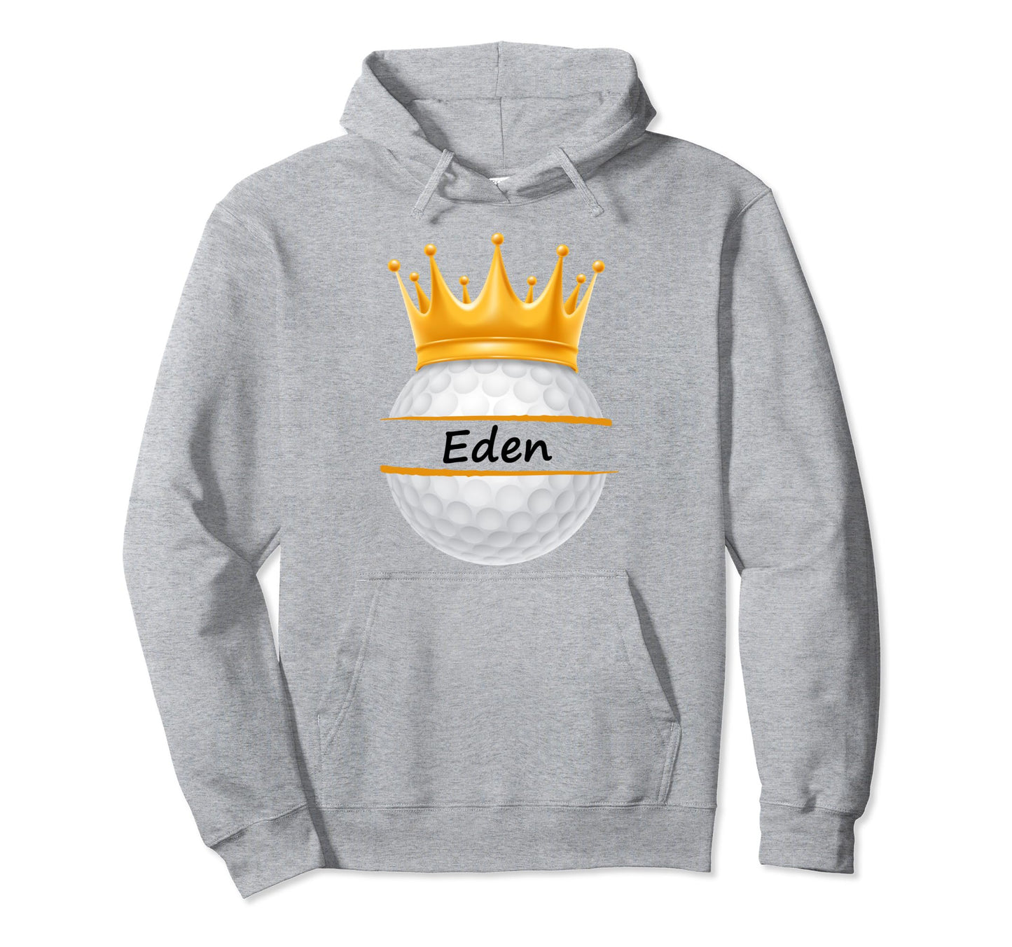 Novelty Golf Personalized Name Eden Hoodie - Fun Novelty Design Unisex - T-Shirt, Sweatshirt, Hoodie