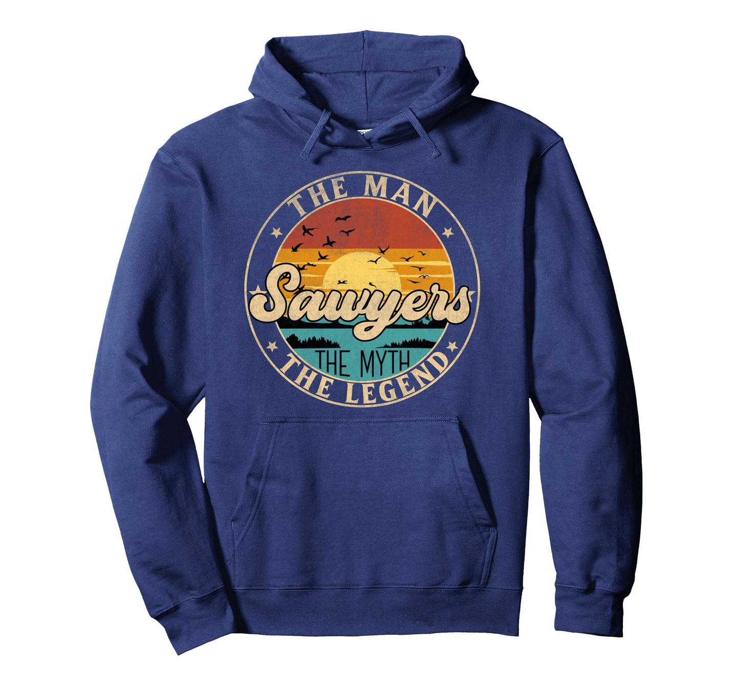 Sawyers Myth Legend First Name Hoodie - Aesthetic Graphic Men Women - T-Shirt, Sweatshirt, Hoodie