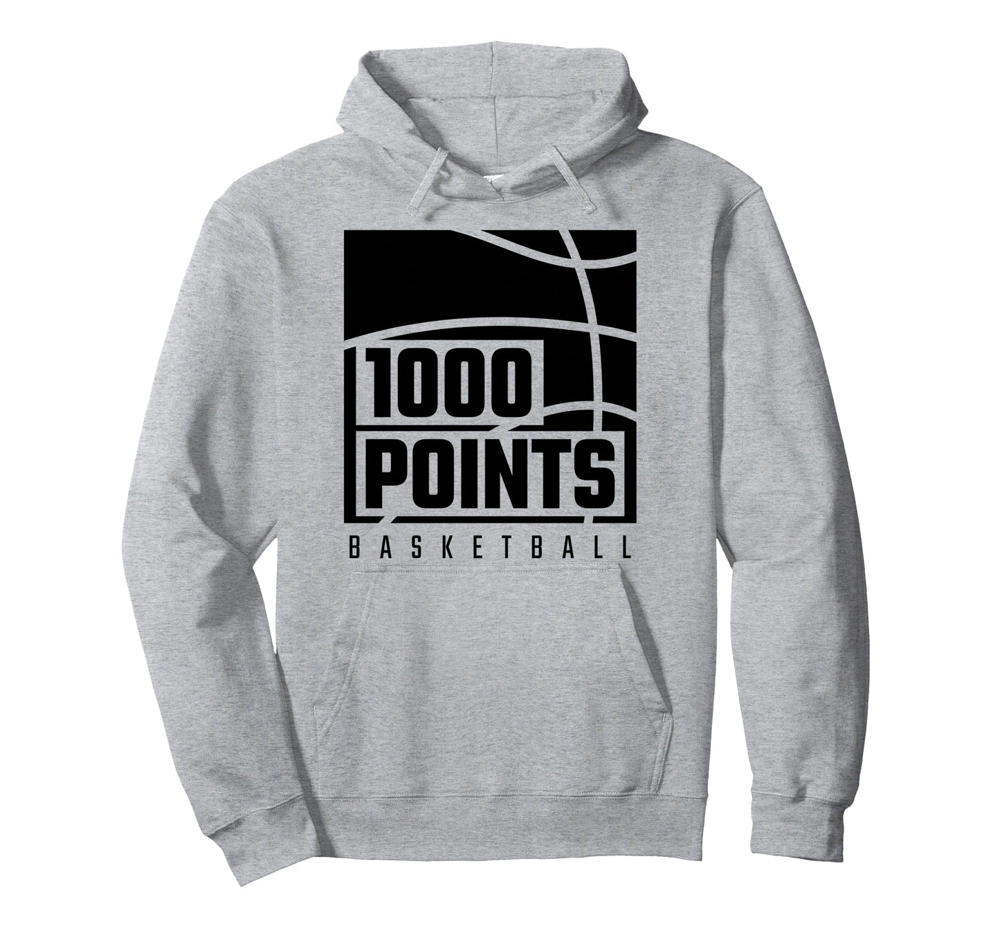 1000 Points Basketball Scorer High School Hoodie - Trendy Graphic Unisex - T-Shirt, Sweatshirt, Hoodie
