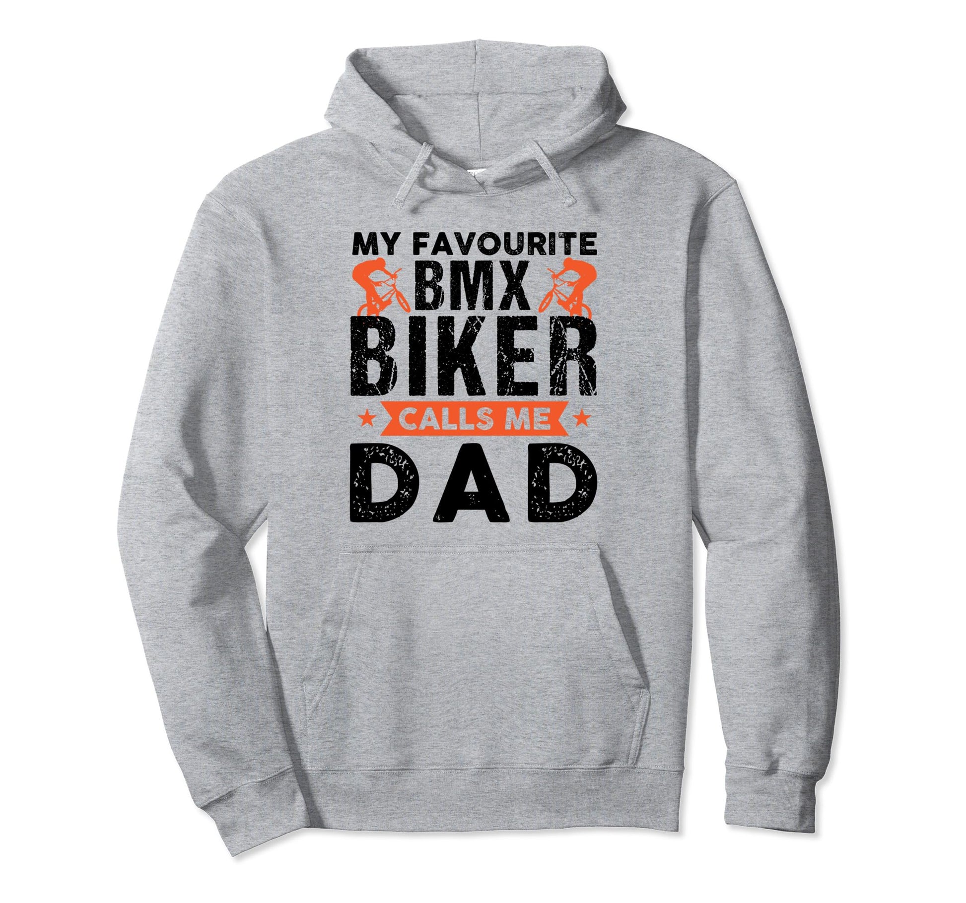 My Favourite Bmx Biker Calls Me Dad Biker Hoodie - Graphic Print Unisex - T-Shirt, Sweatshirt, Hoodie