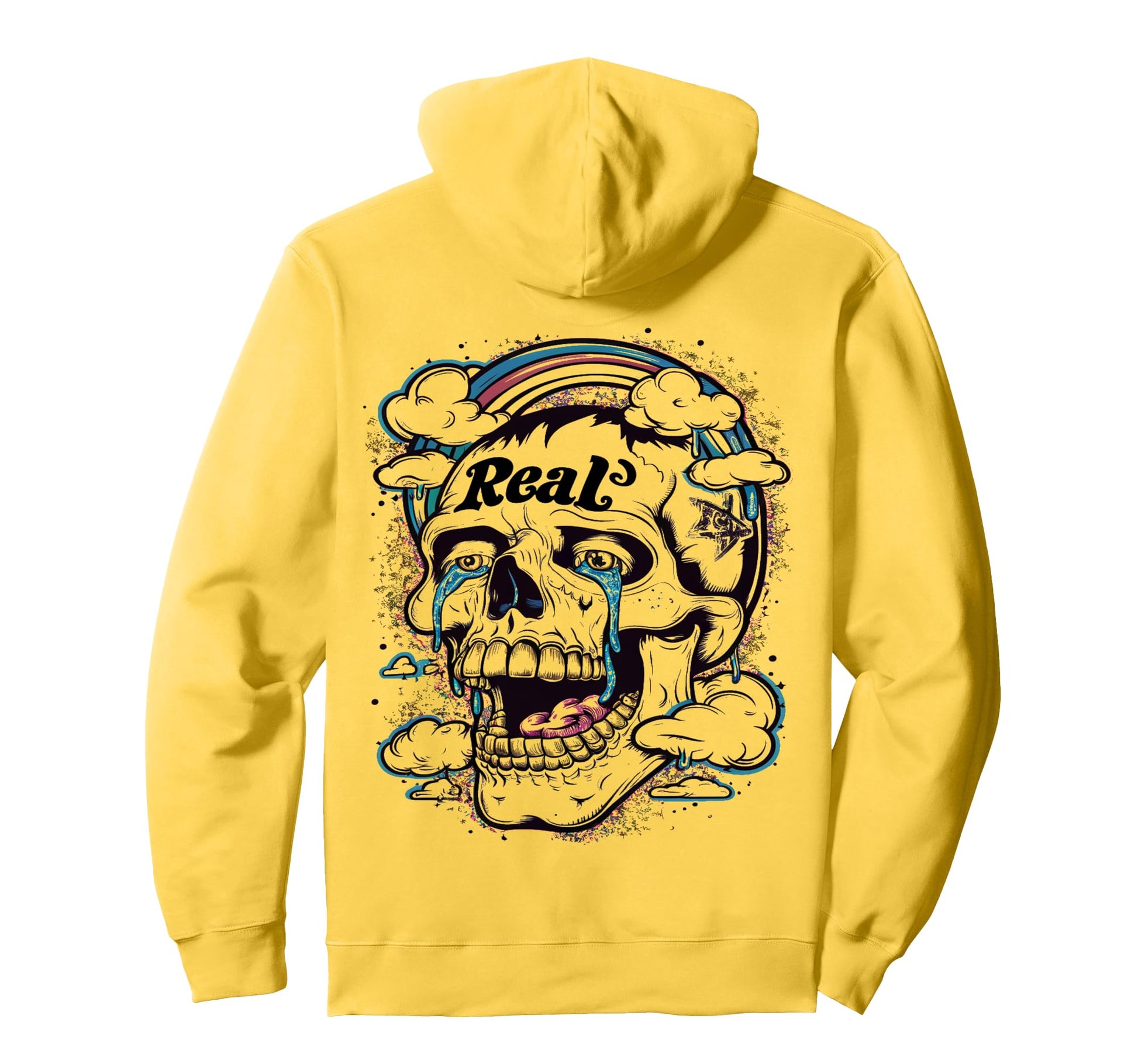 Gothic Pop Art Skeleton Meme Face Real Hoodie - Streetwear Style Men Women - T-Shirt, Sweatshirt, Hoodie