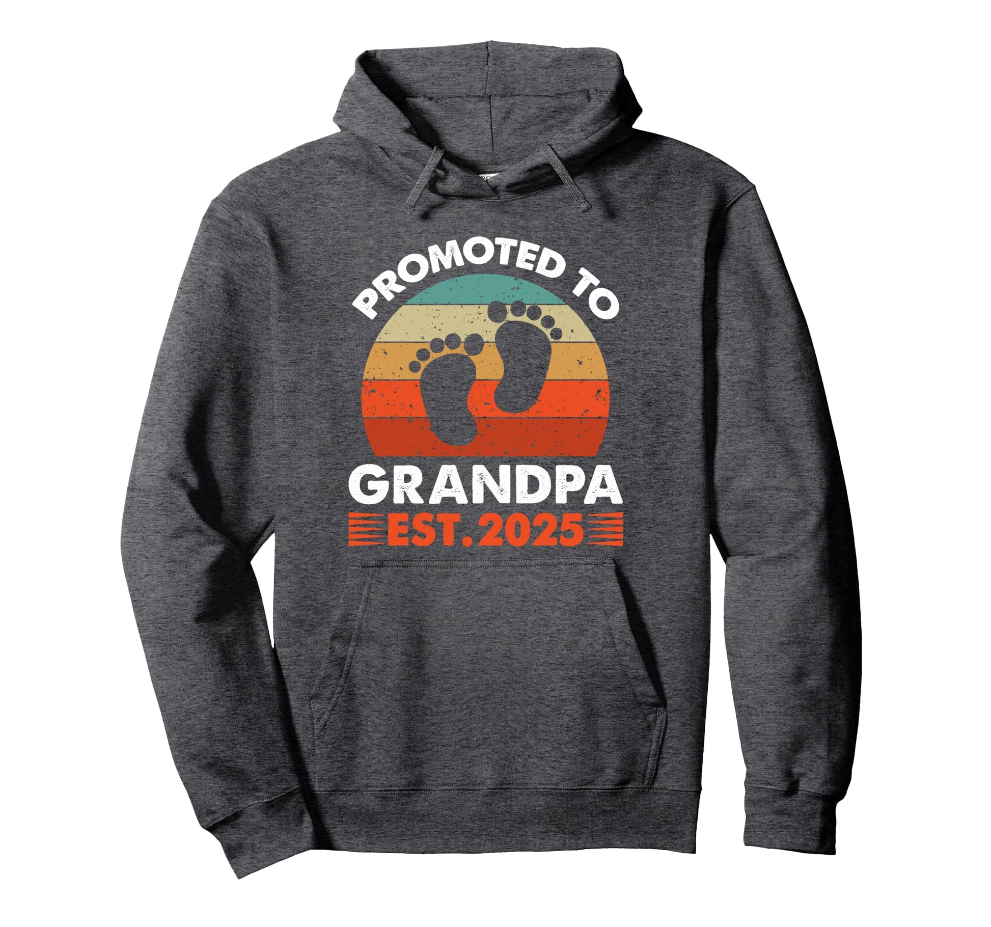 Promoted To Grandpa Est 2025 New Hoodie - Fun Novelty Design Unisex - T-Shirt, Sweatshirt, Hoodie