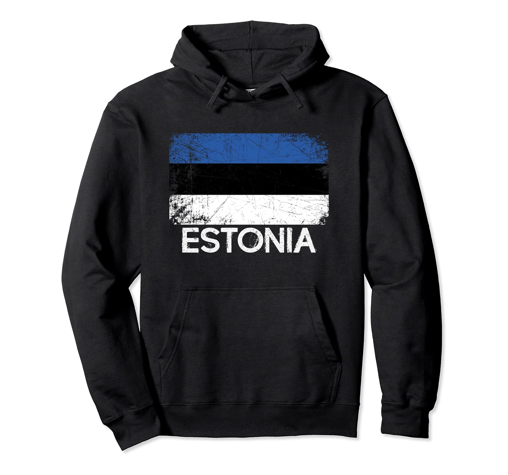 Estonian Flag Made Estonia Gift Hoodie - Graphic Print Unisex - T-Shirt, Sweatshirt, Hoodie
