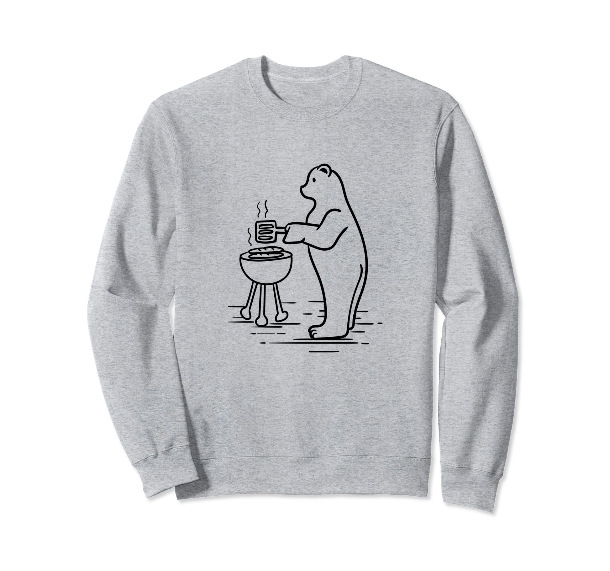 Camping Bear Funny Grizzly Nature Sweatshirt - Streetwear Style for Adults - T-Shirt, Sweatshirt, Hoodie