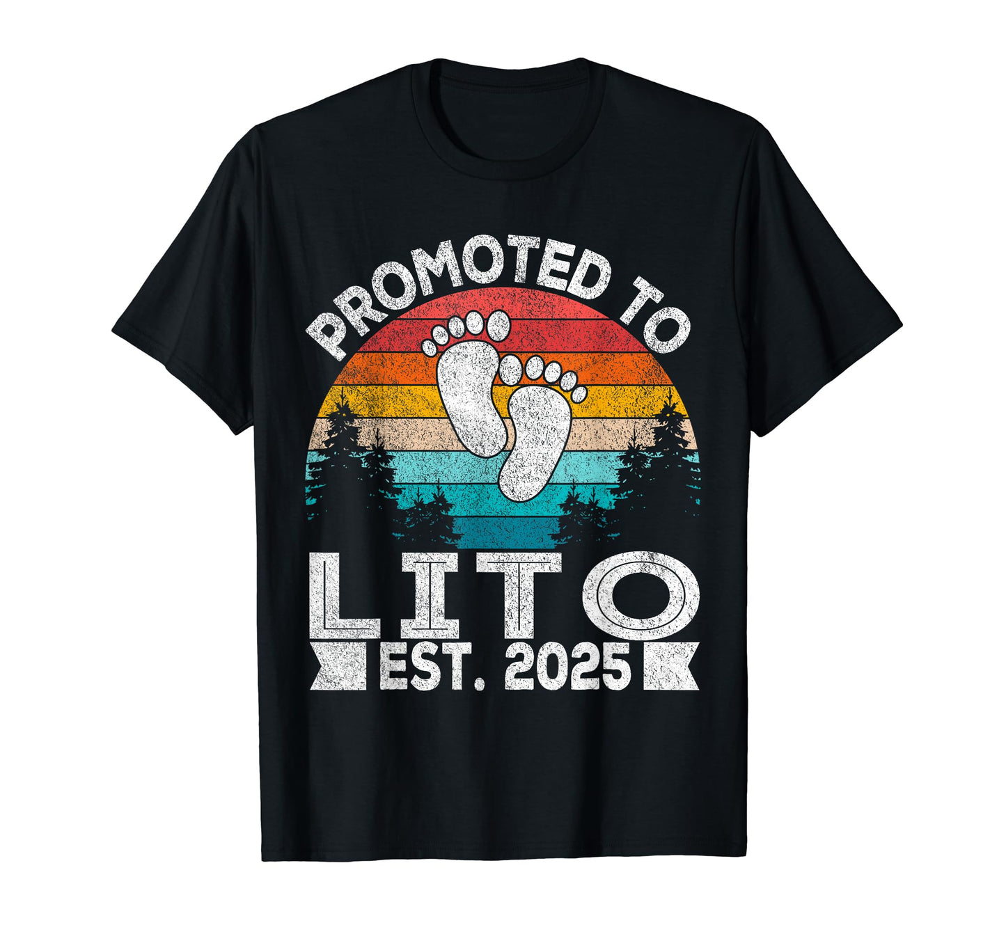 Promoted To Lito Est 2025 Mexican T-Shirt - Minimalist Print for Adults - T-Shirt, Sweatshirt, Hoodie