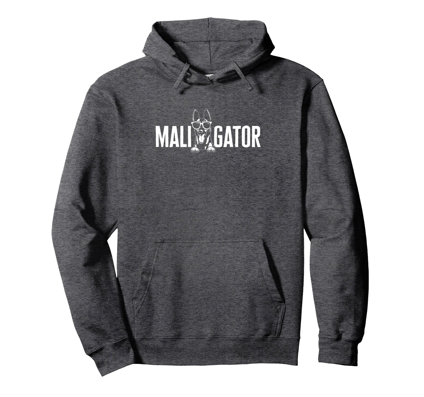 Belgian Malinois Maligator Belgian Hoodie - Fun Novelty Design for Adults - T-Shirt, Sweatshirt, Hoodie