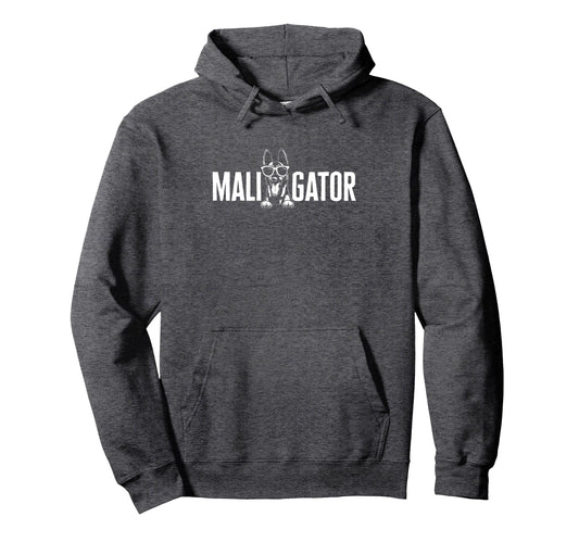 Belgian Malinois Maligator Belgian Hoodie - Fun Novelty Design for Adults - T-Shirt, Sweatshirt, Hoodie