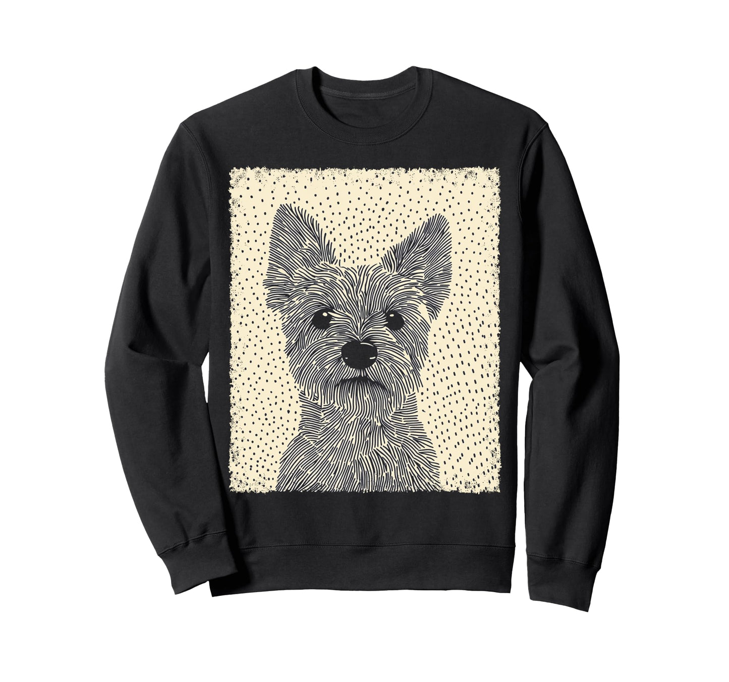 Yorkshire Terrier Pop Art Sweatshirt - Fun Novelty Design for Adults - T-Shirt, Sweatshirt, Hoodie