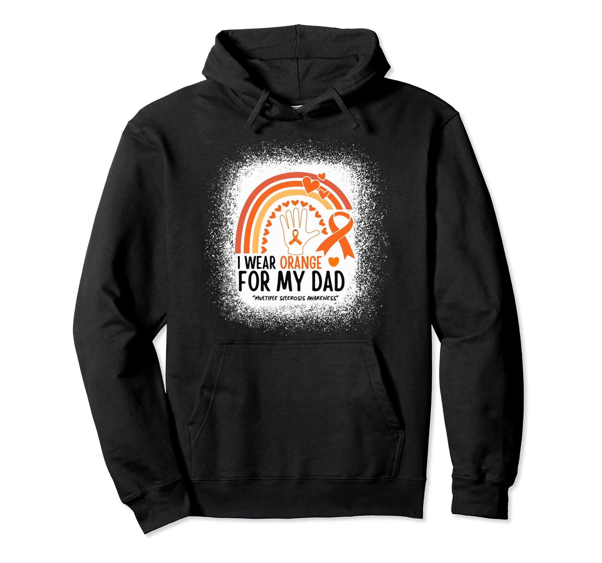 Fathers Day Ms Multiple Sclerosis Hoodie - Minimalist Print Unisex - T-Shirt, Sweatshirt, Hoodie