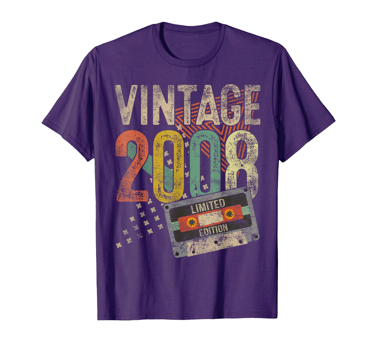 2008 Tape 18Th Birthday Gift 18 Year Old T-Shirt - Novelty Apparel Unisex - T-Shirt, Sweatshirt, Hoodie