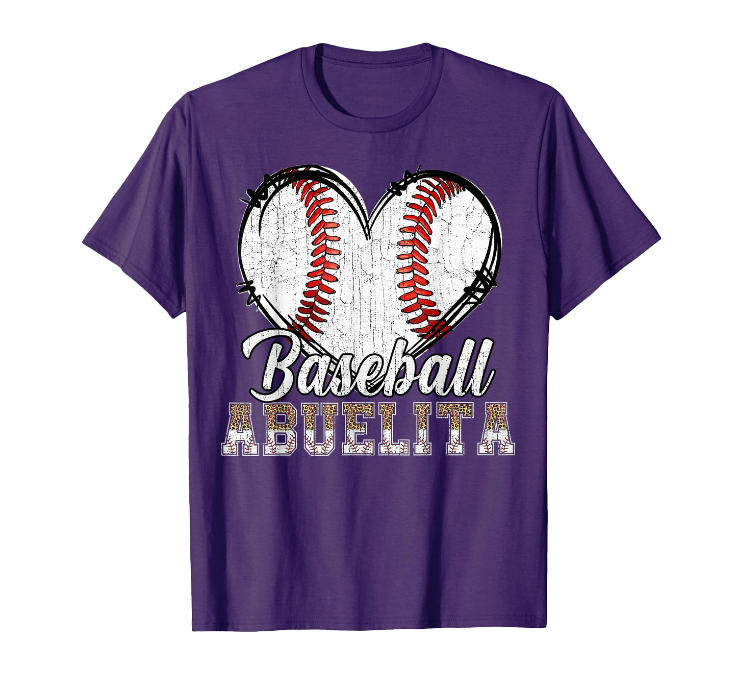 Softball Baseball Abuelita Heart T-Shirt - Minimalist Print for Adults - T-Shirt, Sweatshirt, Hoodie