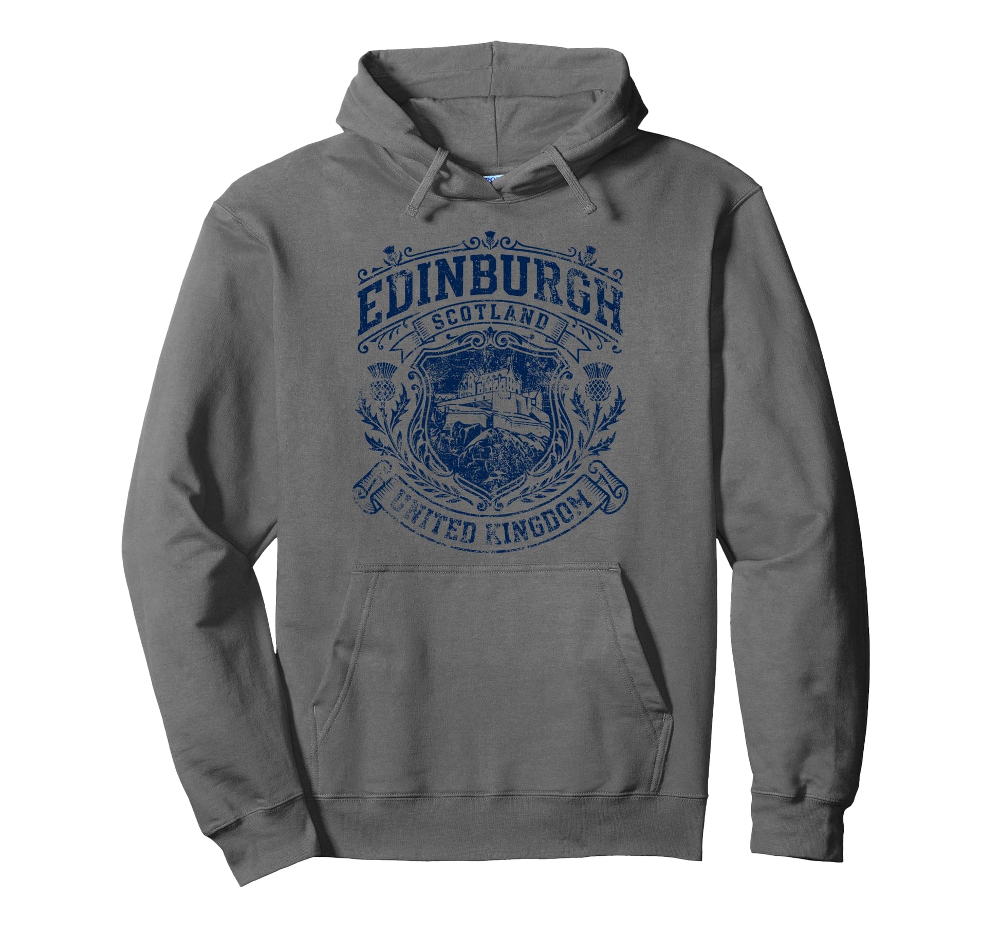 Edinburgh Scotland United Kingdom Hoodie - Trendy Graphic for Adults - T-Shirt, Sweatshirt, Hoodie