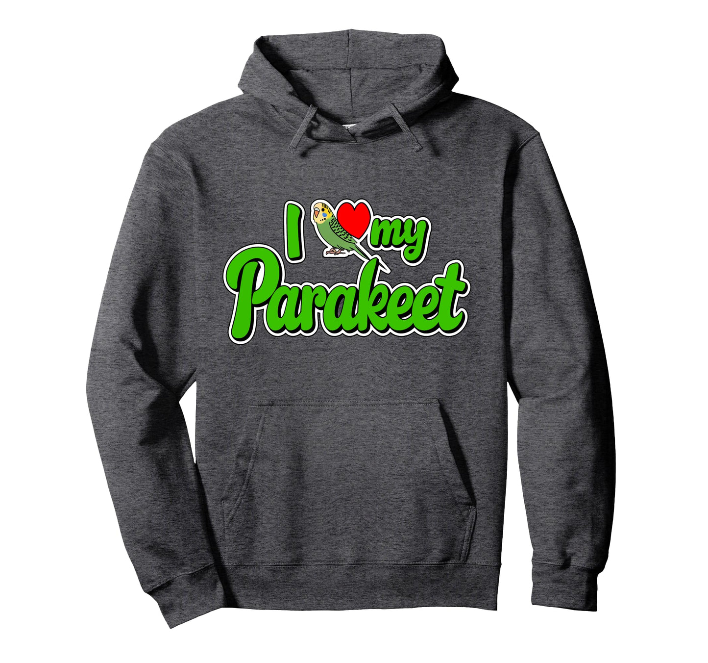 Fun I Love My Parakeet Bird Moms Hoodie - Aesthetic Graphic for Adults - T-Shirt, Sweatshirt, Hoodie