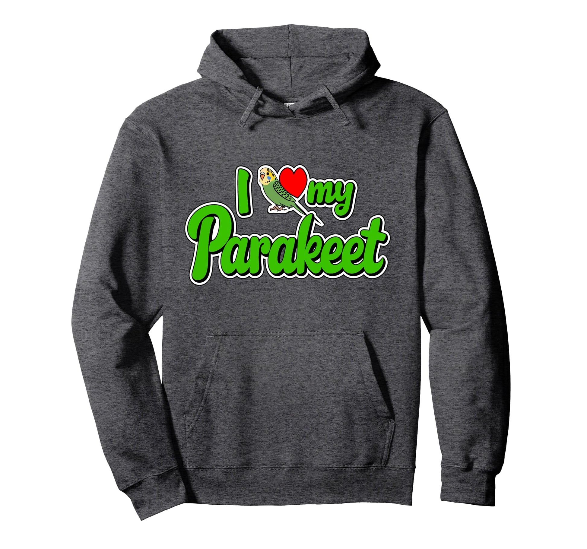 Fun I Love My Parakeet Bird Moms Hoodie - Aesthetic Graphic for Adults - T-Shirt, Sweatshirt, Hoodie