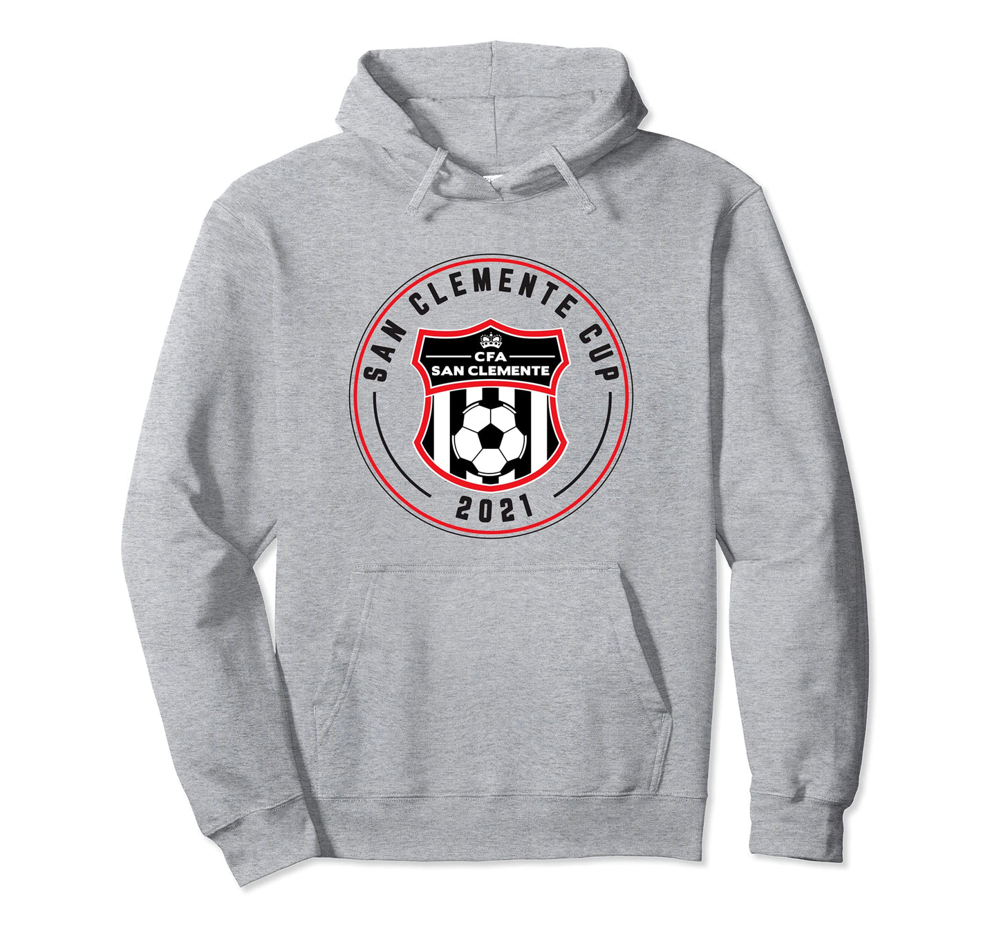 Cfa San Clemente Cup Tournament Logo Hoodie - Unique Graphic for Adults - T-Shirt, Sweatshirt, Hoodie