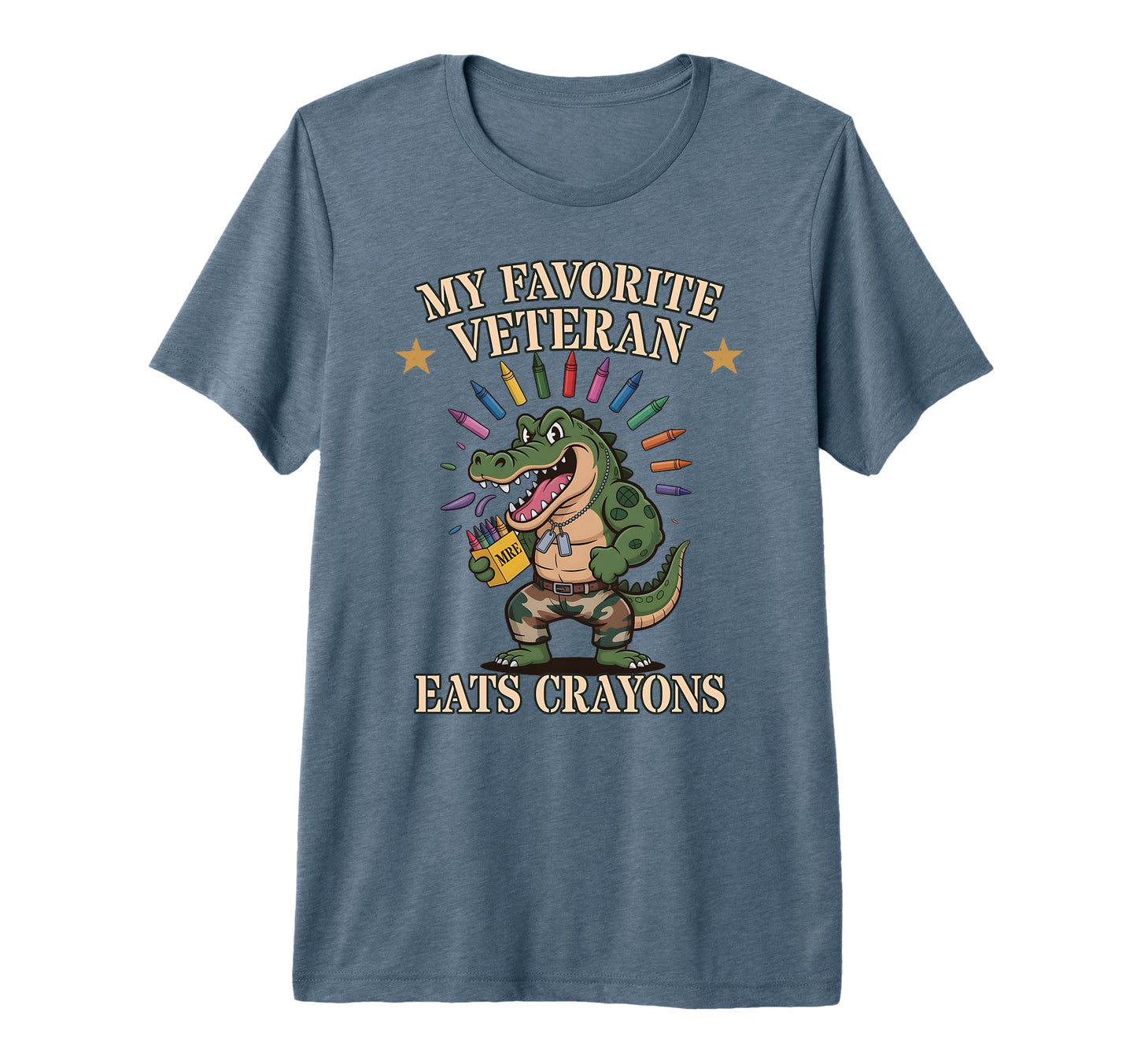 Sarcastic My Favorite Veteran Eats T-Shirt - Graphic Print for Adults - T-Shirt, Sweatshirt, Hoodie