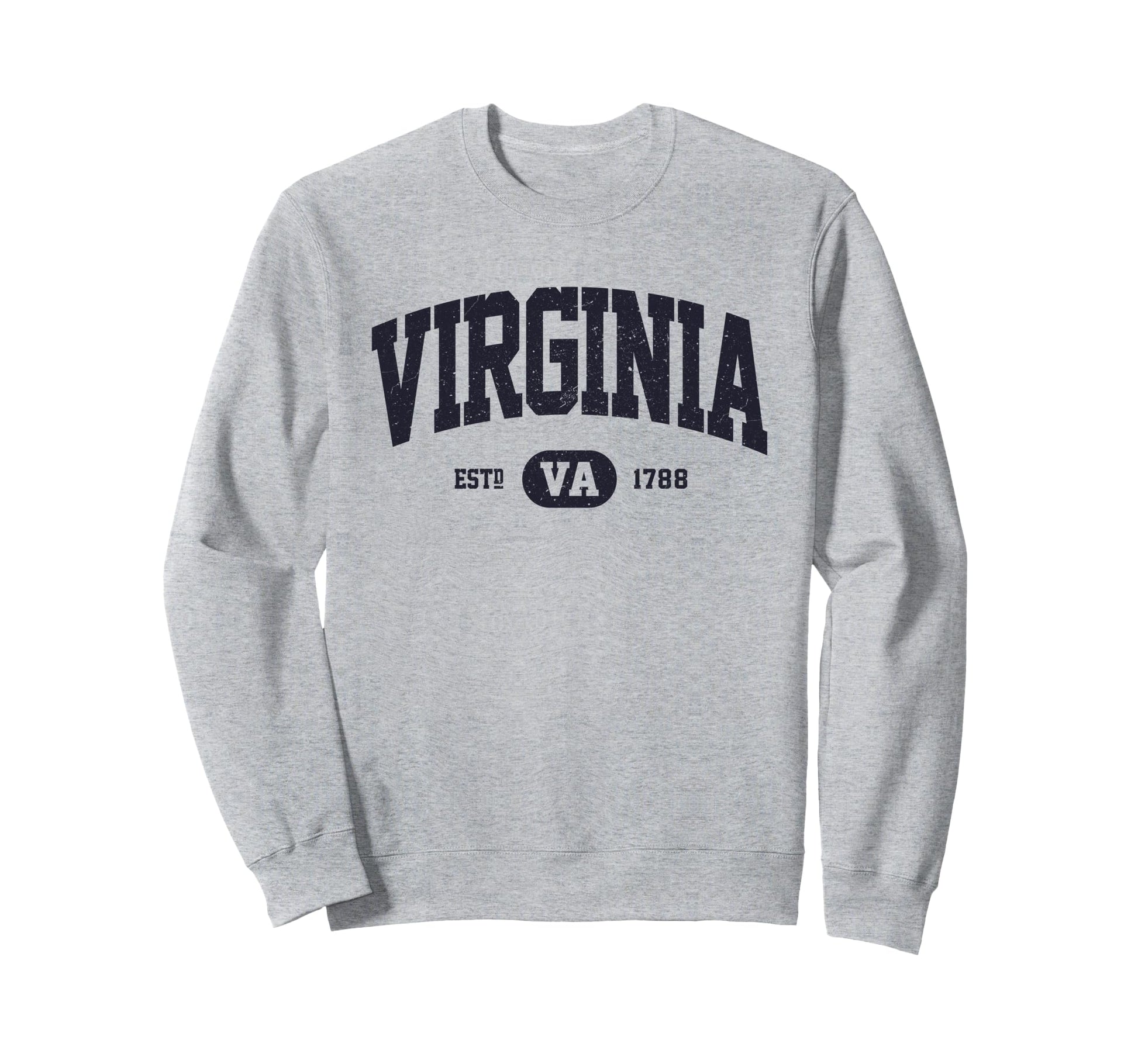 Navy Virginia Sweatshirt - Fun Novelty Design Unisex - T-Shirt, Sweatshirt, Hoodie