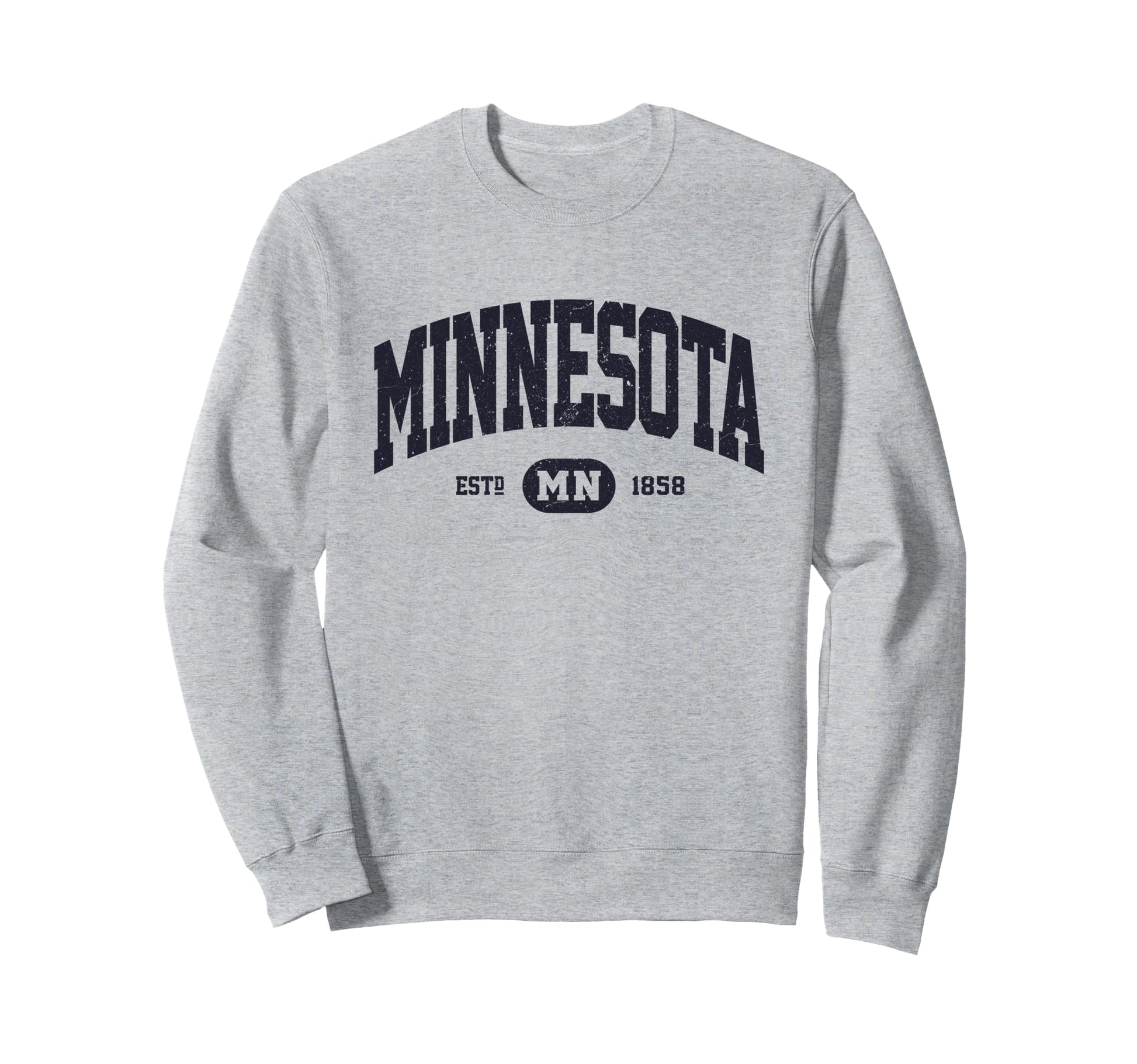 Navy Minnesota Sweatshirt - Fun Novelty Design Unisex - T-Shirt, Sweatshirt, Hoodie