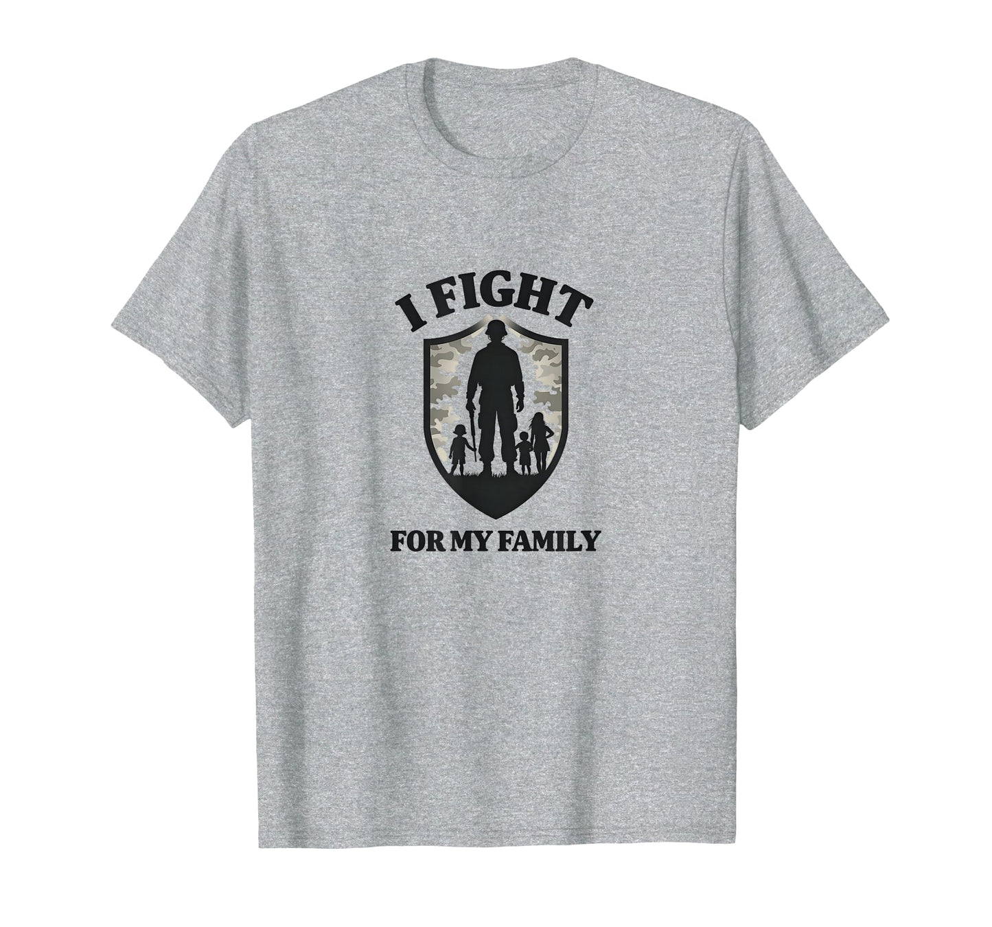 Army Dads I Fight My Family Military T-Shirt - Aesthetic Graphic Unisex - T-Shirt, Sweatshirt, Hoodie