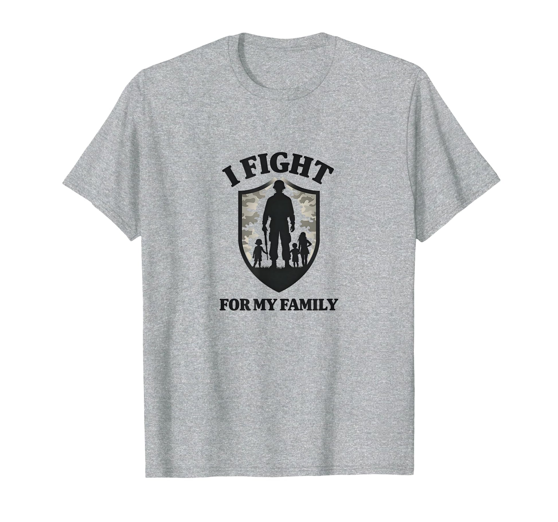 Army Dads I Fight My Family Military T-Shirt - Aesthetic Graphic Unisex - T-Shirt, Sweatshirt, Hoodie