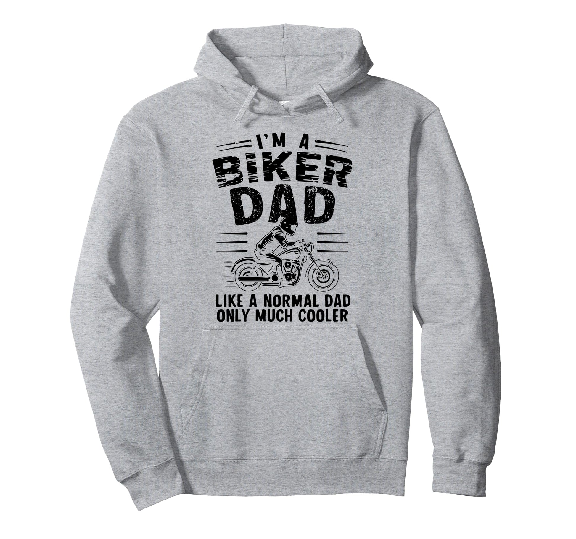 Motorcycle Lover Daddy Funny Biker Dad Hoodie - Unique Graphic Unisex - T-Shirt, Sweatshirt, Hoodie