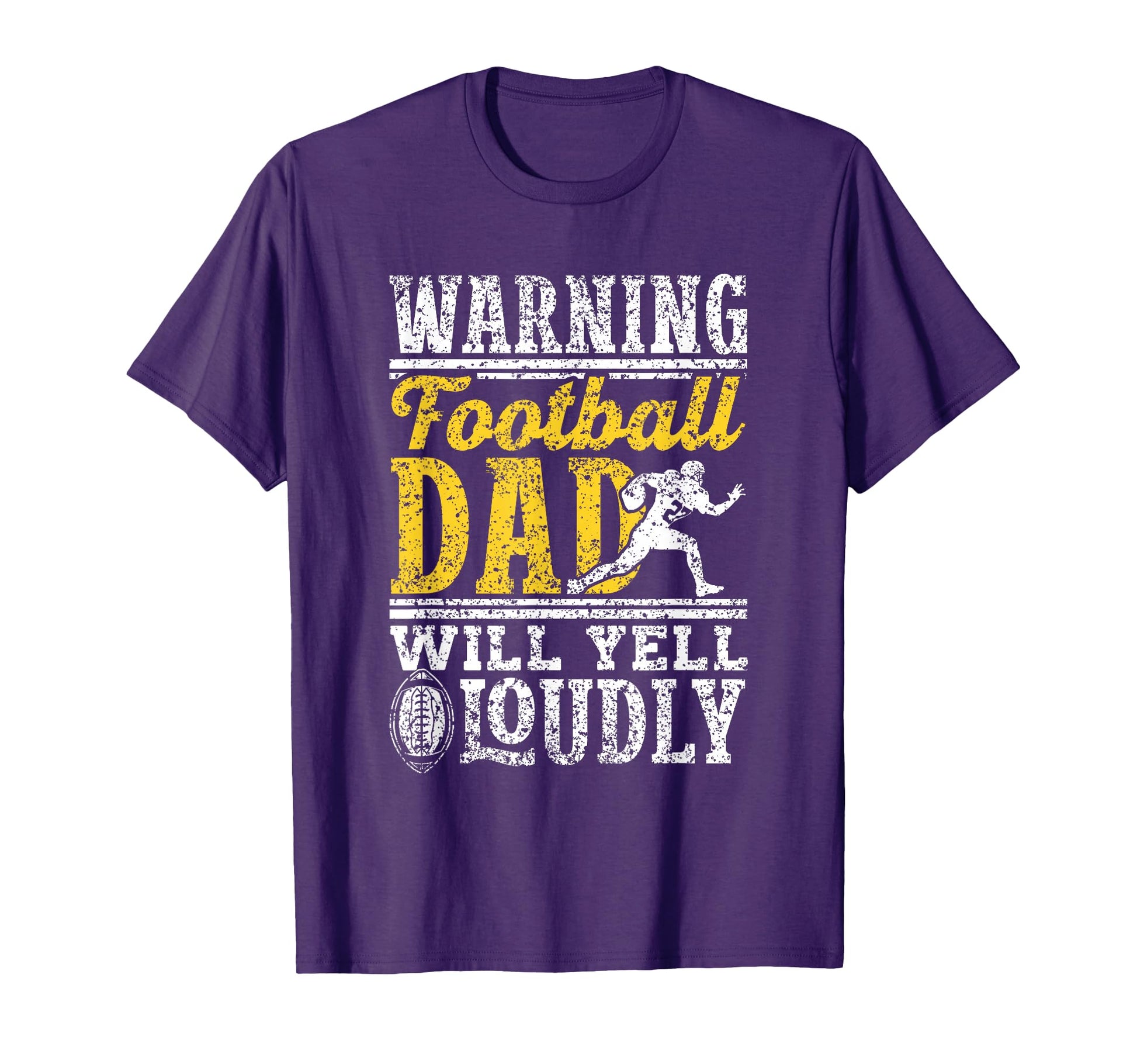 Warning Football Papa Wird Laut T-Shirt - Trendy Graphic for Adults - T-Shirt, Sweatshirt, Hoodie