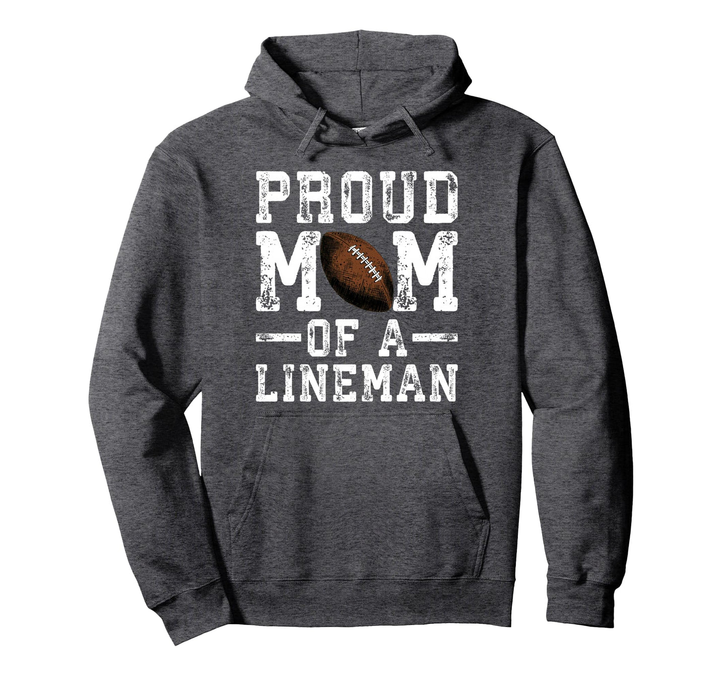 Womens Proud Mom Lineman Football Hoodie - Trendy Graphic for Adults - T-Shirt, Sweatshirt, Hoodie