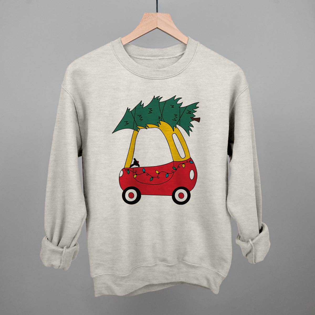 Christmas Tree Toy Car Unisex T-shirt, Sweatshirt, Hoodie, Long Sleeve Tee - T-Shirt, Sweatshirt, Hoodie