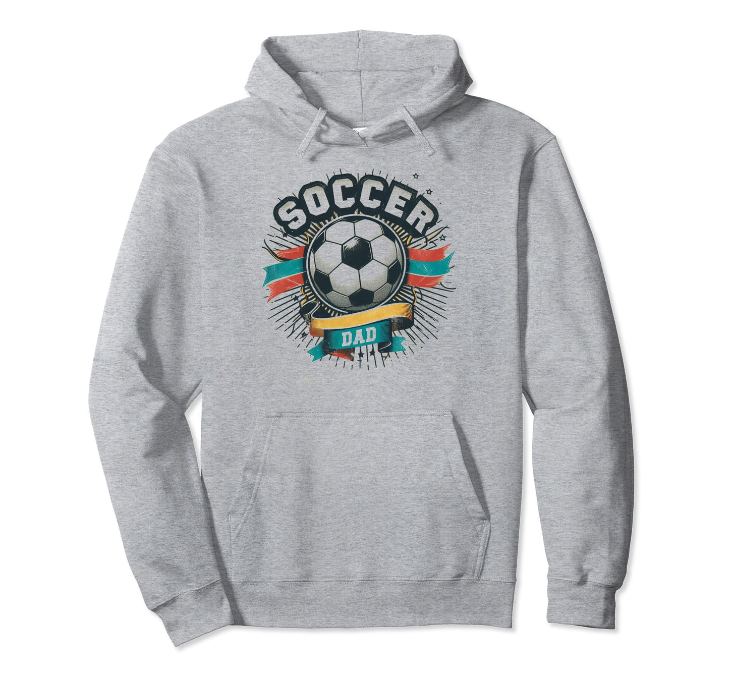 Soccer Dad Family Matching Dad Hoodie - Casual Everyday Wear for Adults - T-Shirt, Sweatshirt, Hoodie