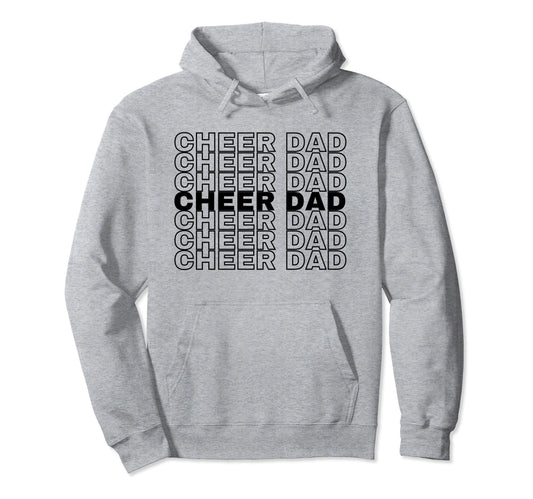 Cheerleader Dad Text White T Shirts T-Shirt - Graphic Print Men Women - T-Shirt, Sweatshirt, Hoodie