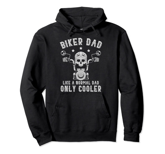 Bike Riding Dad Fathers Day Motorcycle Hoodie - Novelty Apparel Unisex - T-Shirt, Sweatshirt, Hoodie